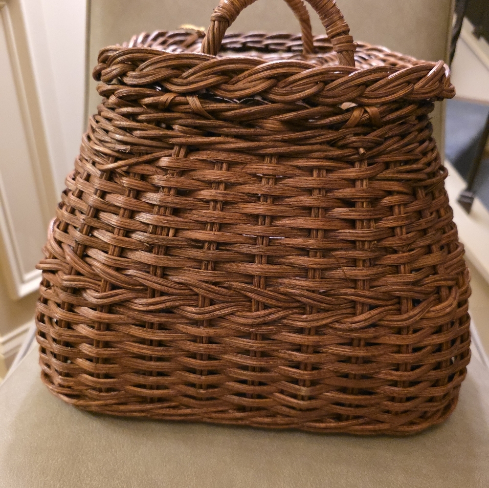 Studio Mcgee Threshold Rattan Basket Square Dark Brown Target 2025 - Picture 4 of 14